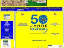 Tablet Screenshot of djk-muehlbach.de